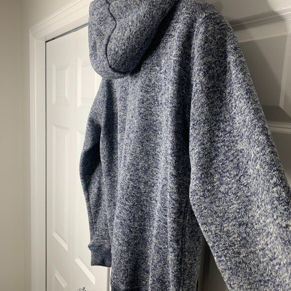 Quiksilver, MensHoodie, Winter, Cozy.FullZip, XLSize, Blue&Grey,SurfStyle,Casual - Picture 9 of 16